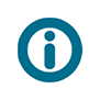 Graphic of a lowercase i inside a circle.